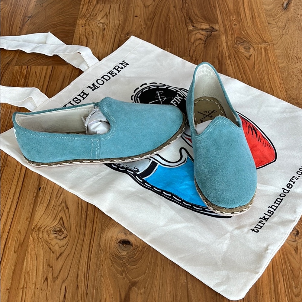 Turkish Modern Handmade Suede Slip-On Shoes
